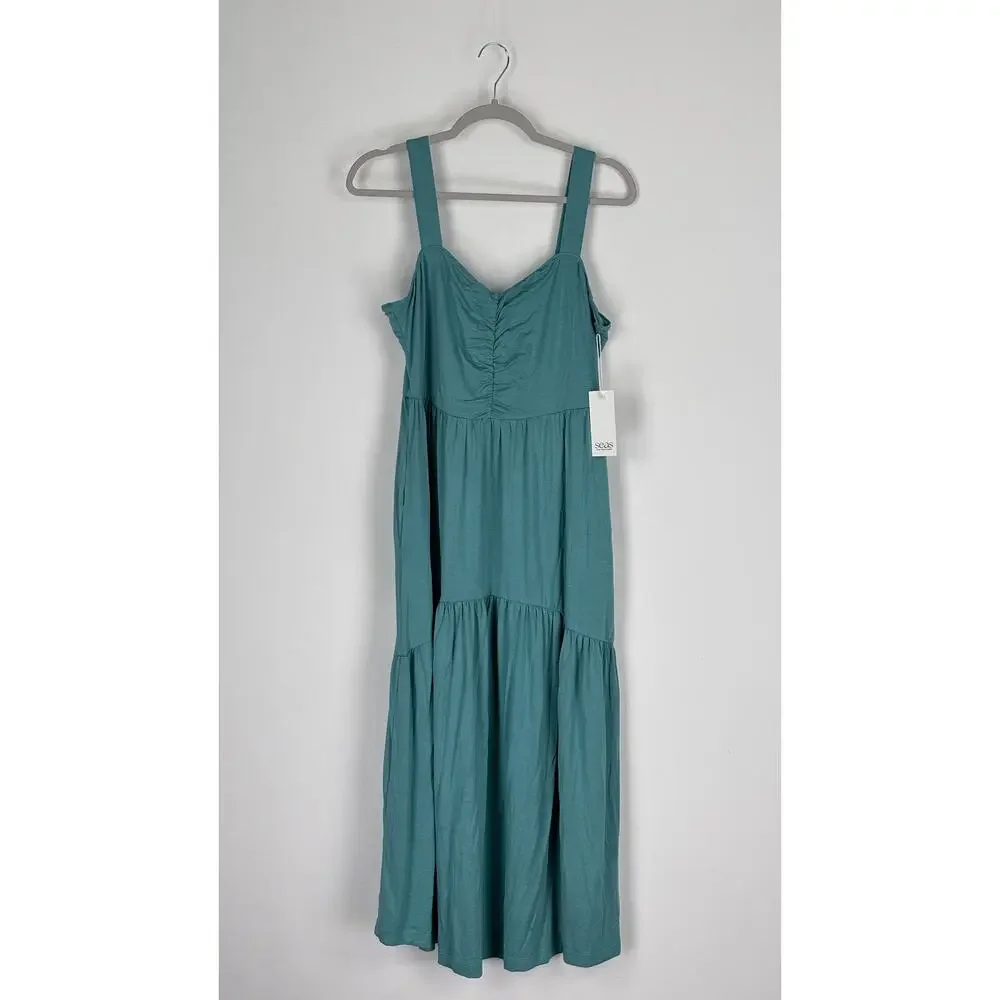 78&Sunny beach smocked pockets